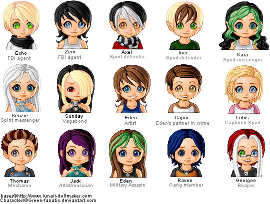 Human character designs by Green-fanatic on DeviantArt