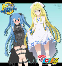 Ika Musume and Yami crossdress