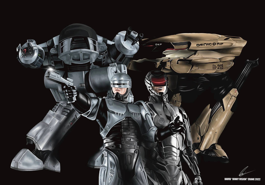 Robocop Old Meets New by DaUrbanArtist on DeviantArt