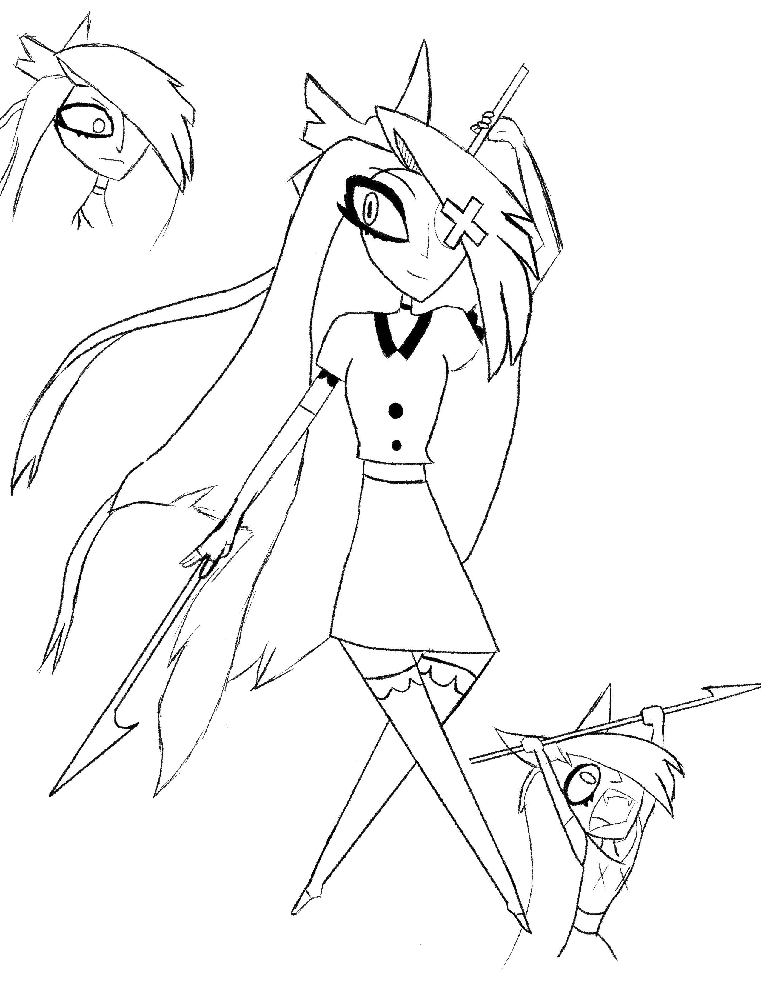 Vaggie Sketches By TheMorningOwl On DeviantArt vaggie-sketches-by-themorningowl-on-deviantart