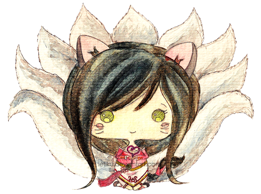 LoL- Ahri (Chibi)