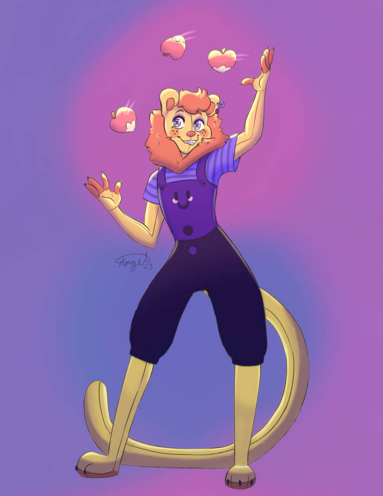 Albie - Lion Clown by AngelCakeIllustrates on DeviantArt