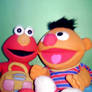 Elmo and Ernie