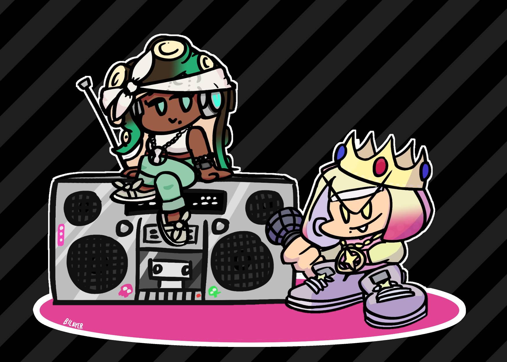 Off The Hook! (FNF Artstyle) by Bilayer64 on DeviantArt