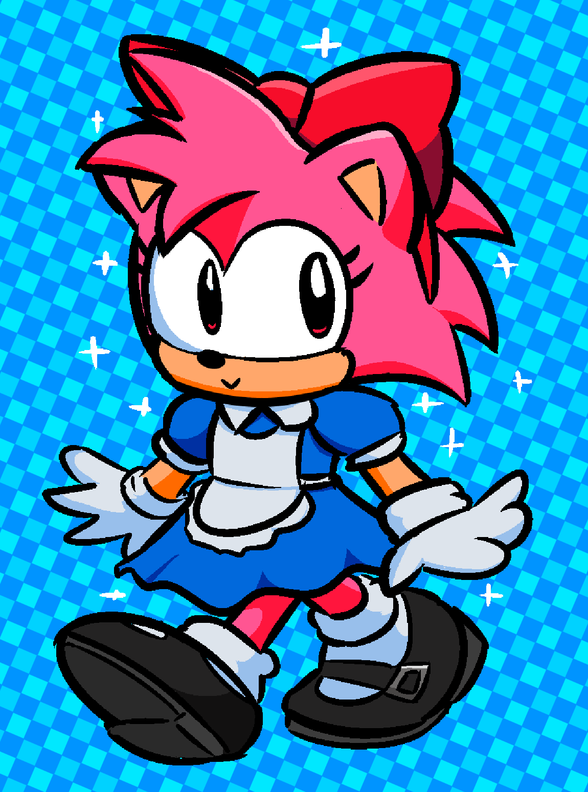 IHOP Retro Diner Style Amy by Bilayer64 on DeviantArt