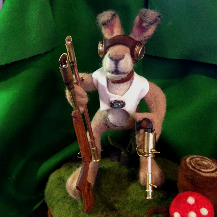 Seymour rabbit and weapons