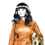 Female Rocketeer with a lil color