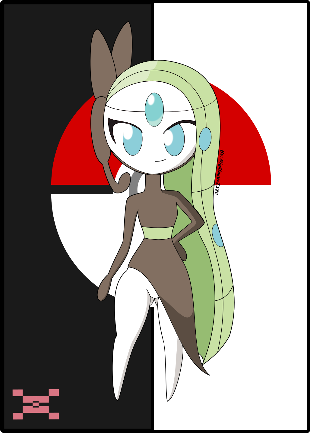 Meloetta full art by selsy9882 on DeviantArt