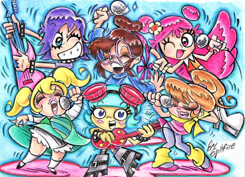 Rock 'N' Roll Girls by blackhellcat on DeviantArt Rock 'N' Roll Girls by blackhellcat on DeviantArt