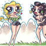 Powerpuff Sisters As Li'l Abner Girls