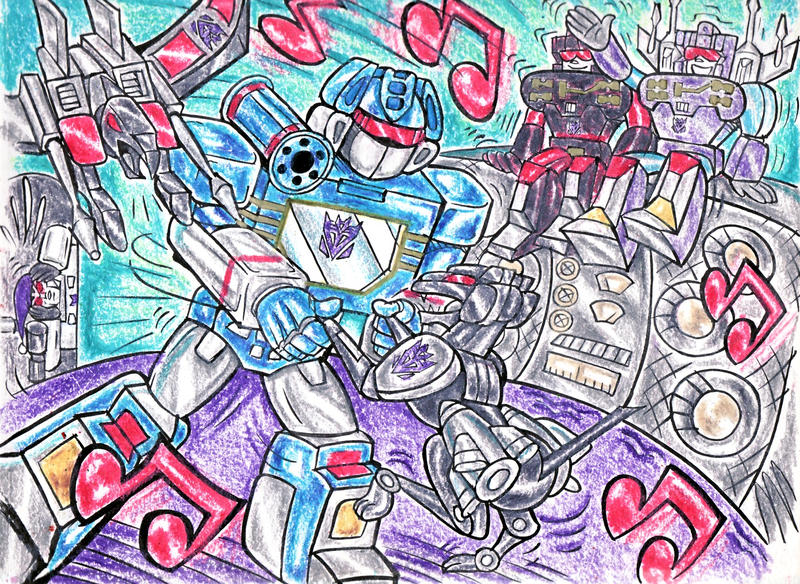Soundwave Dancing With Ravage. by blackhellcat on DeviantArt