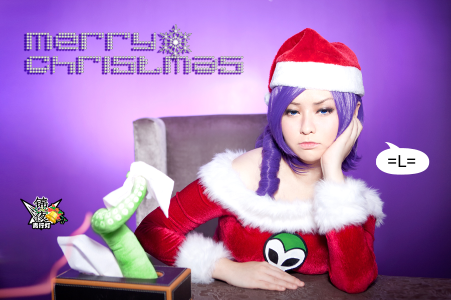 Zone-Tan Christmas Cosplay