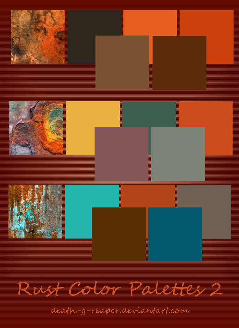 Rust color palette 2 by death-g-reaper on DeviantArt