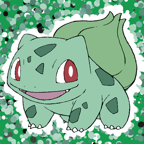 Shiny Bulbasaur by 5991BloodRose1995 on DeviantArt