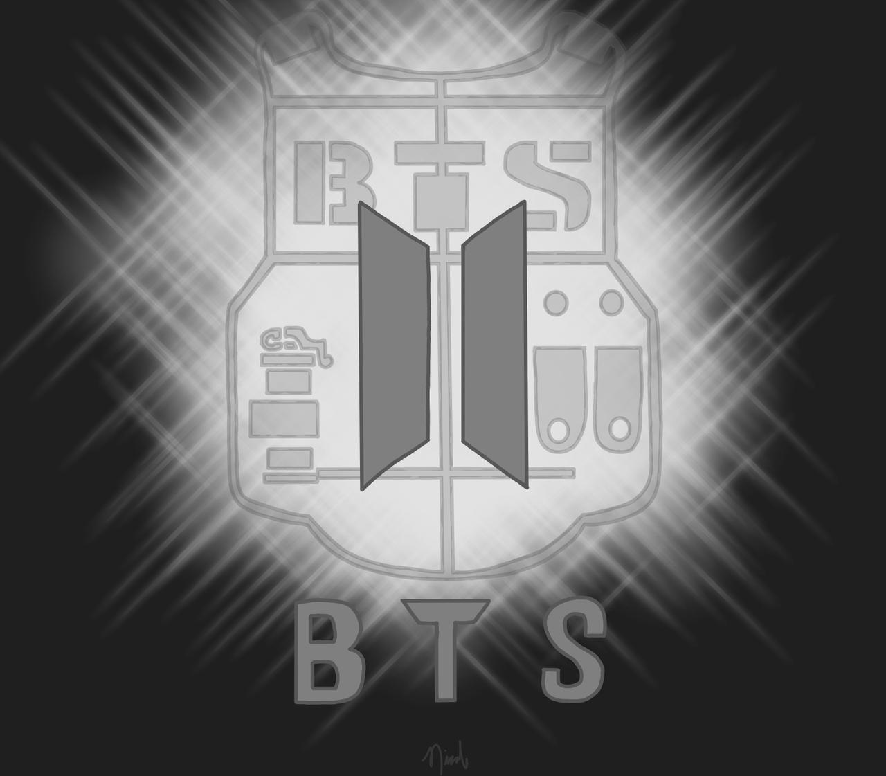 Bts Rip Off Logo BTS Logo Fan Art by Nikkispazzz on DeviantArt