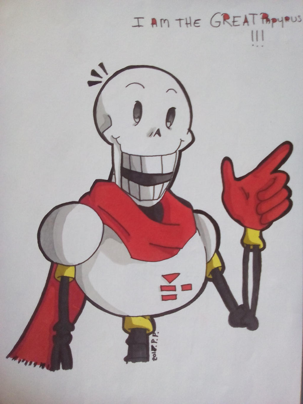 The Great Papyrus By Gwenniedraw On Deviantart