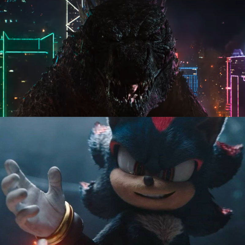 Godzilla and Shadow smile by Draco-Awesomeness on DeviantArt