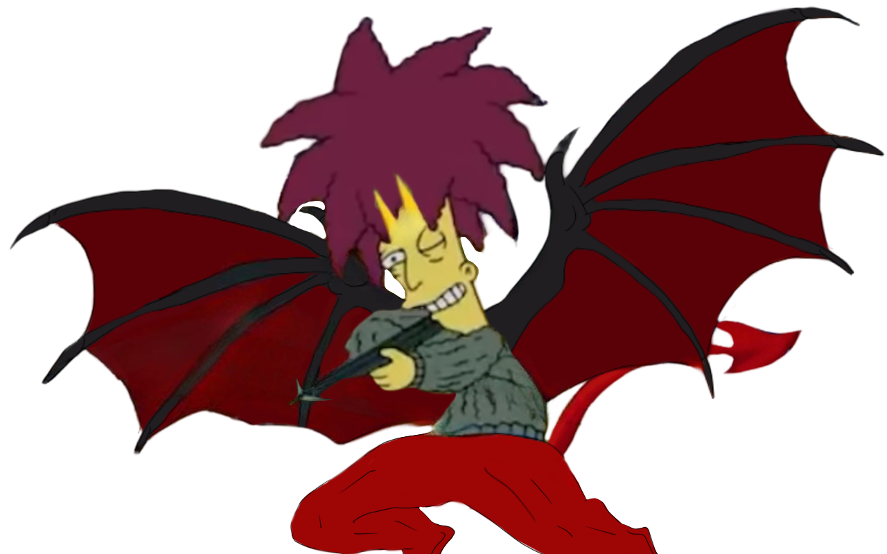 Demon Sideshow bob by Draco-Awesomeness on DeviantArt