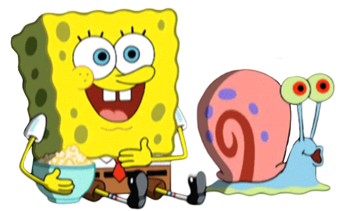 SpongeBob and Gary by Draco-Awesomeness on DeviantArt