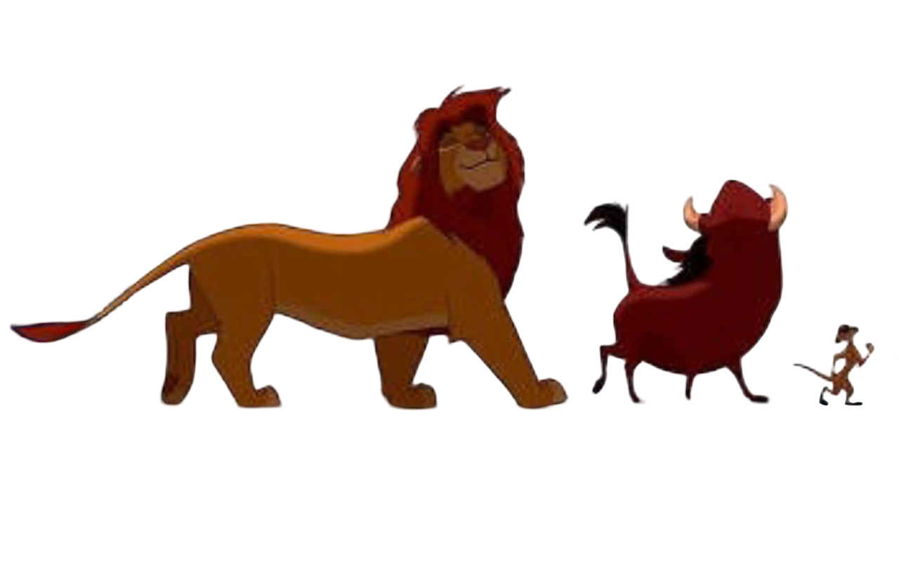 Simba, Timon and Pumbaa by Draco-Awesomeness on DeviantArt