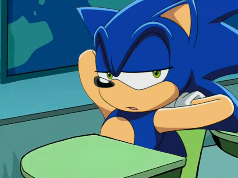 Sonic Classes Sonic in class by Draco-Awesomeness on DeviantArt