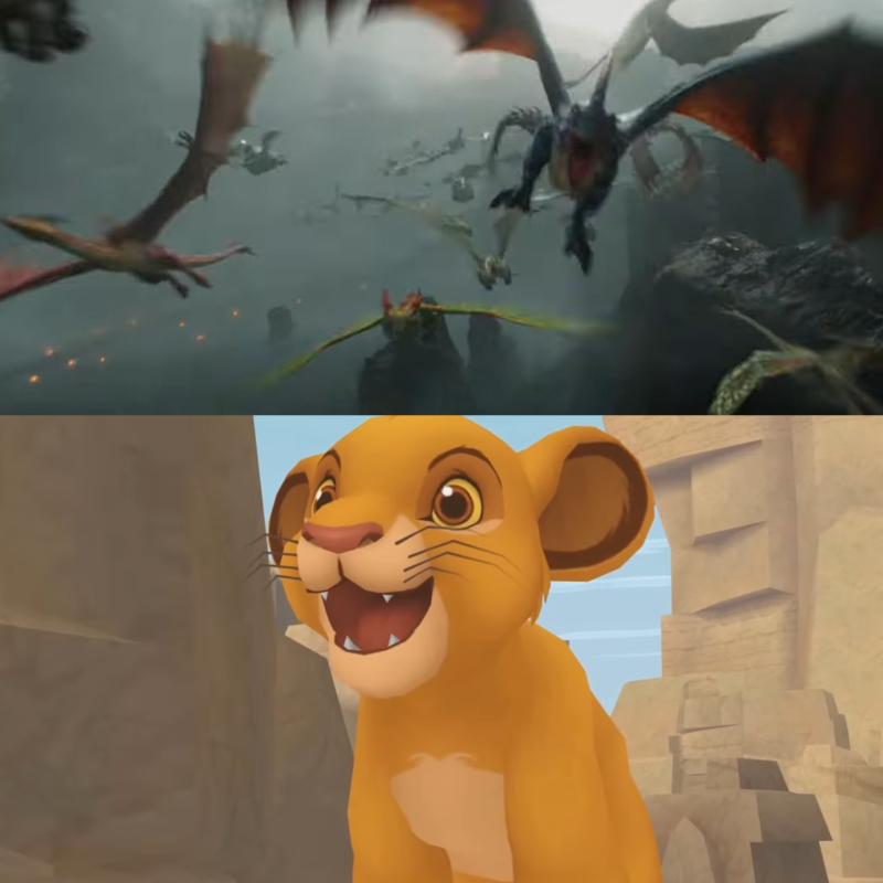 Simba amazed at live action Httyd dragons by Draco-Awesomeness on ...