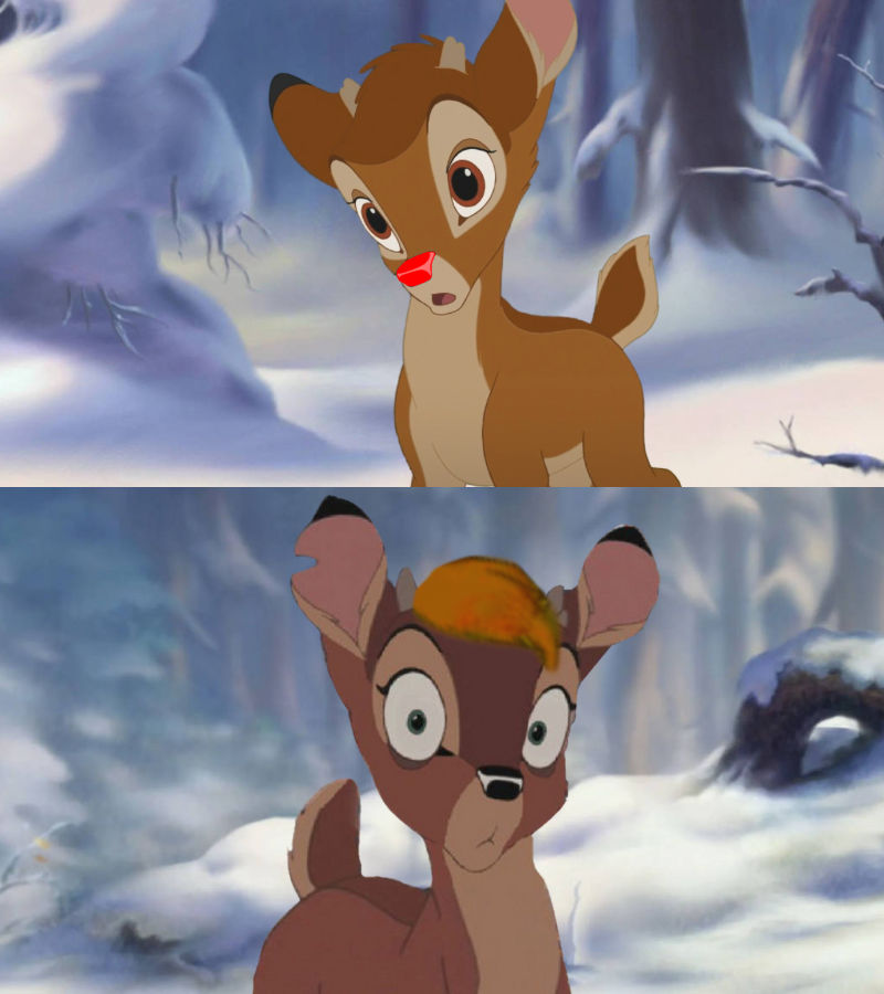 Bambi and Ronno as Rudolph and Fireball by Draco-Awesomeness on DeviantArt