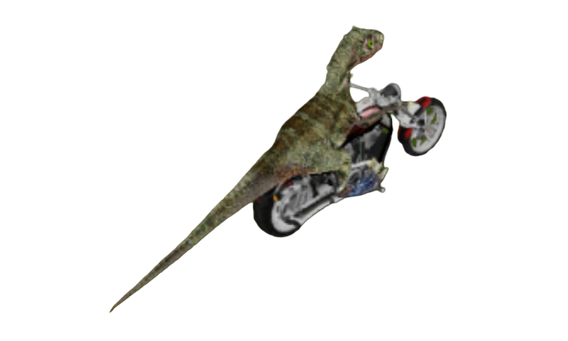 Raptor Rider Deviantart Raptor rides motorcycle by Draco-Awesomeness on DeviantArt