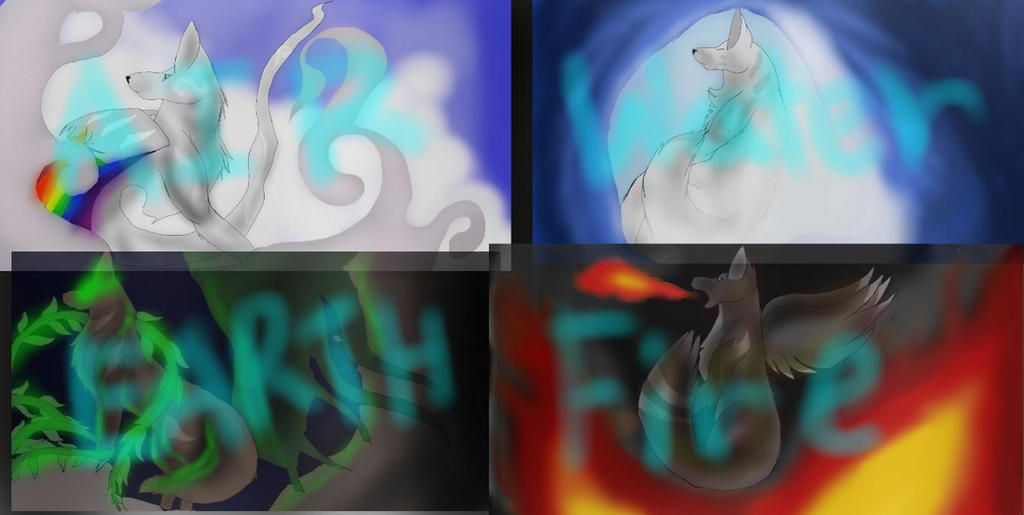 Elemental Wolves Fire Elemental Wolves by cristan5629 on DeviantArt