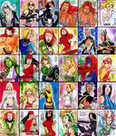 Women of Marvel II sketchcards - part I