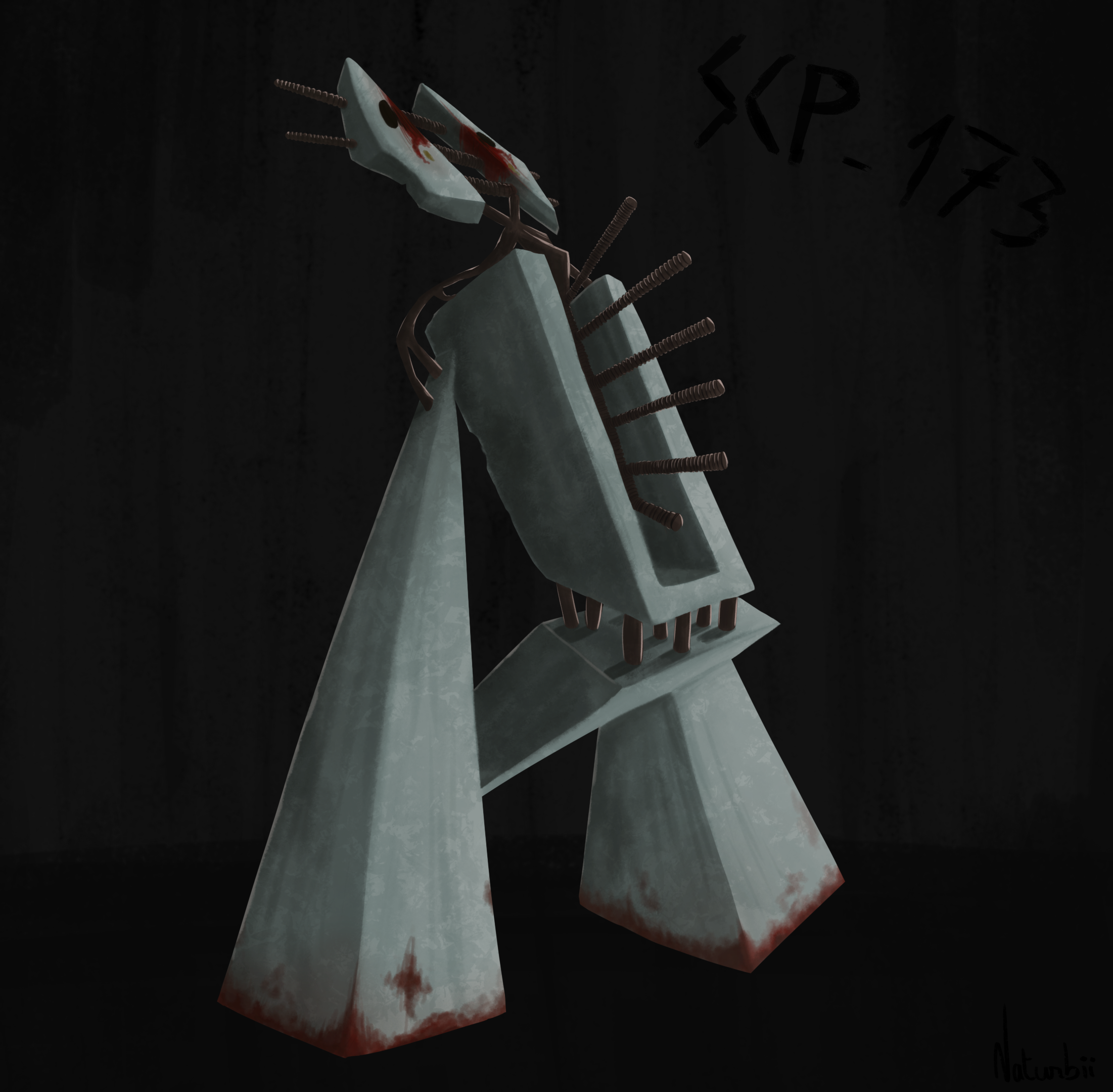 SCP 173 by Naturbii on DeviantArt
