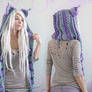 Purple Haze kitty hood!