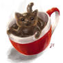 Kaffeekatze - Doodle-a-Day 008