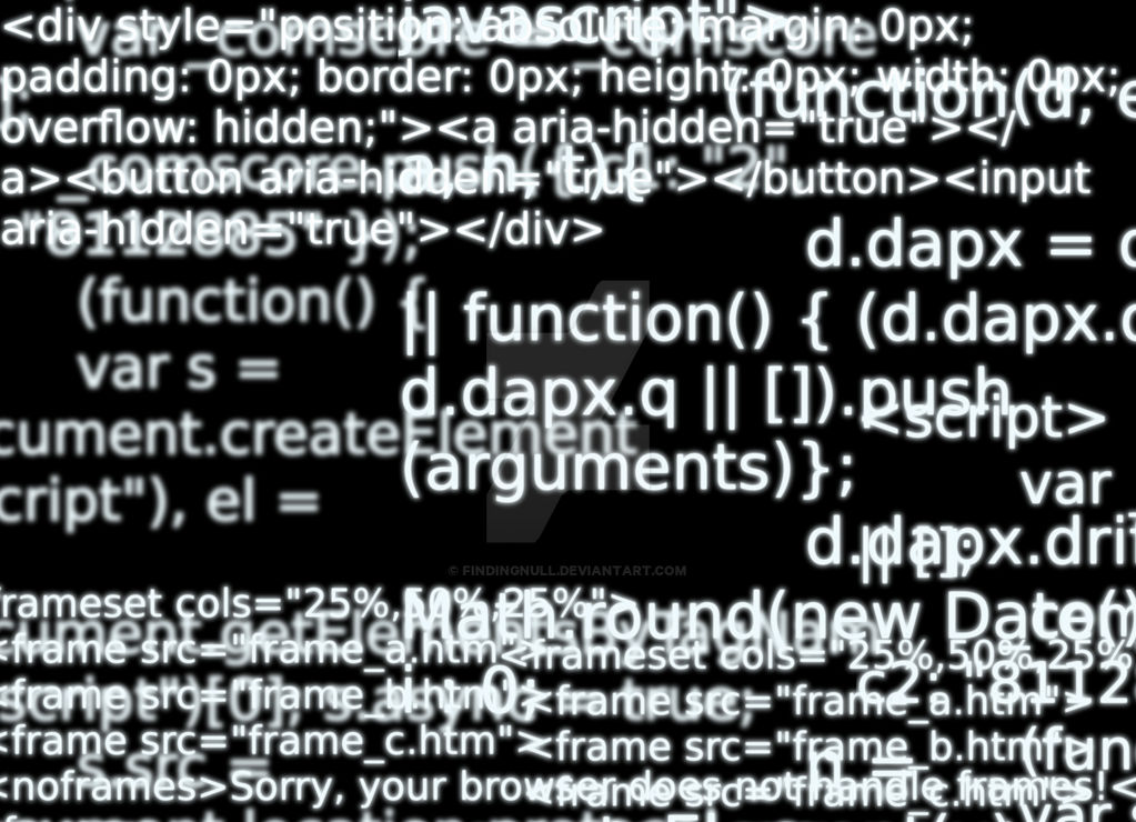 HTML code v1 by findingNull on DeviantArt