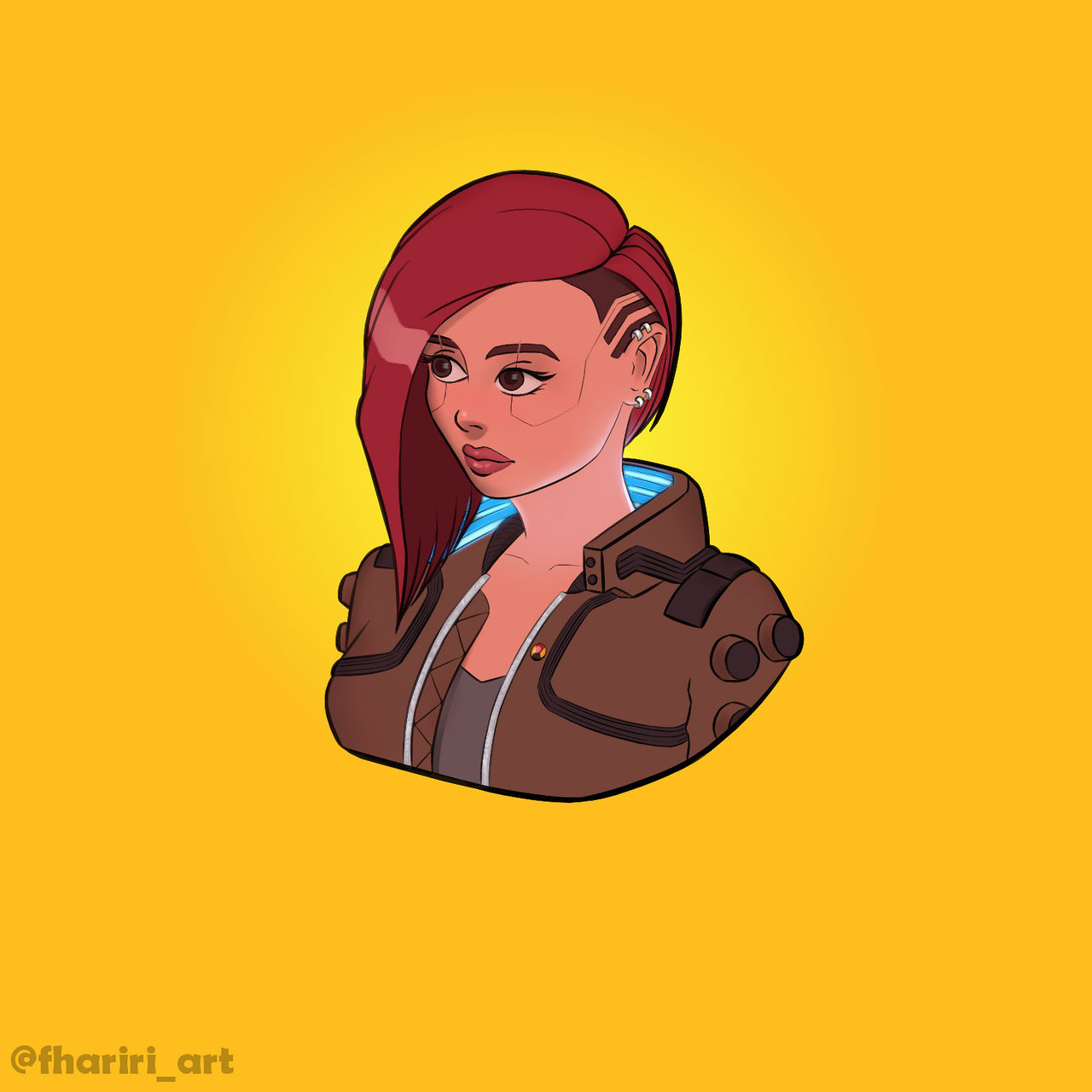Cyberpunk 2077 Female V Fanart by fhariri on DeviantArt