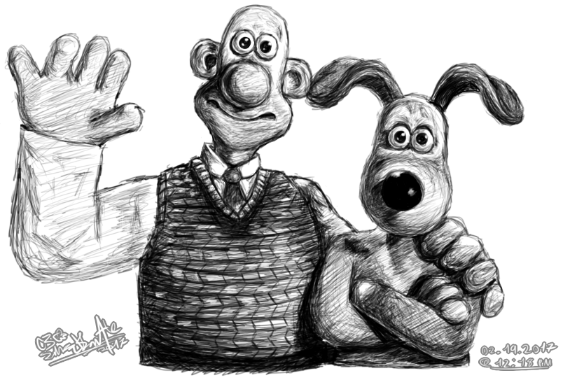 Character Drawing - Gromit - Youtube