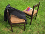 Chairs and neoprene by jajafilm