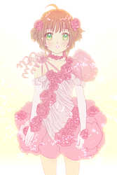 Roses Cake and Ribbon Dress Sakura