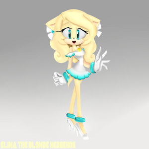 New Elina The Blonde Hedgehog 3d by xXAlshaniXx New Elina The Blonde Hedgehog 3d by xXAlshaniXx