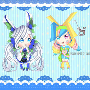 Raffle Prizes! Rose Petal Bunnifu/Pun-Ket Chibi by xXAlshaniXx Raffle Prizes! Rose Petal Bunnifu/Pun-Ket Chibi by xXAlshaniXx