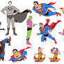 Superman 75 key poses