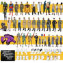 Justice Society WW2 Character Designs