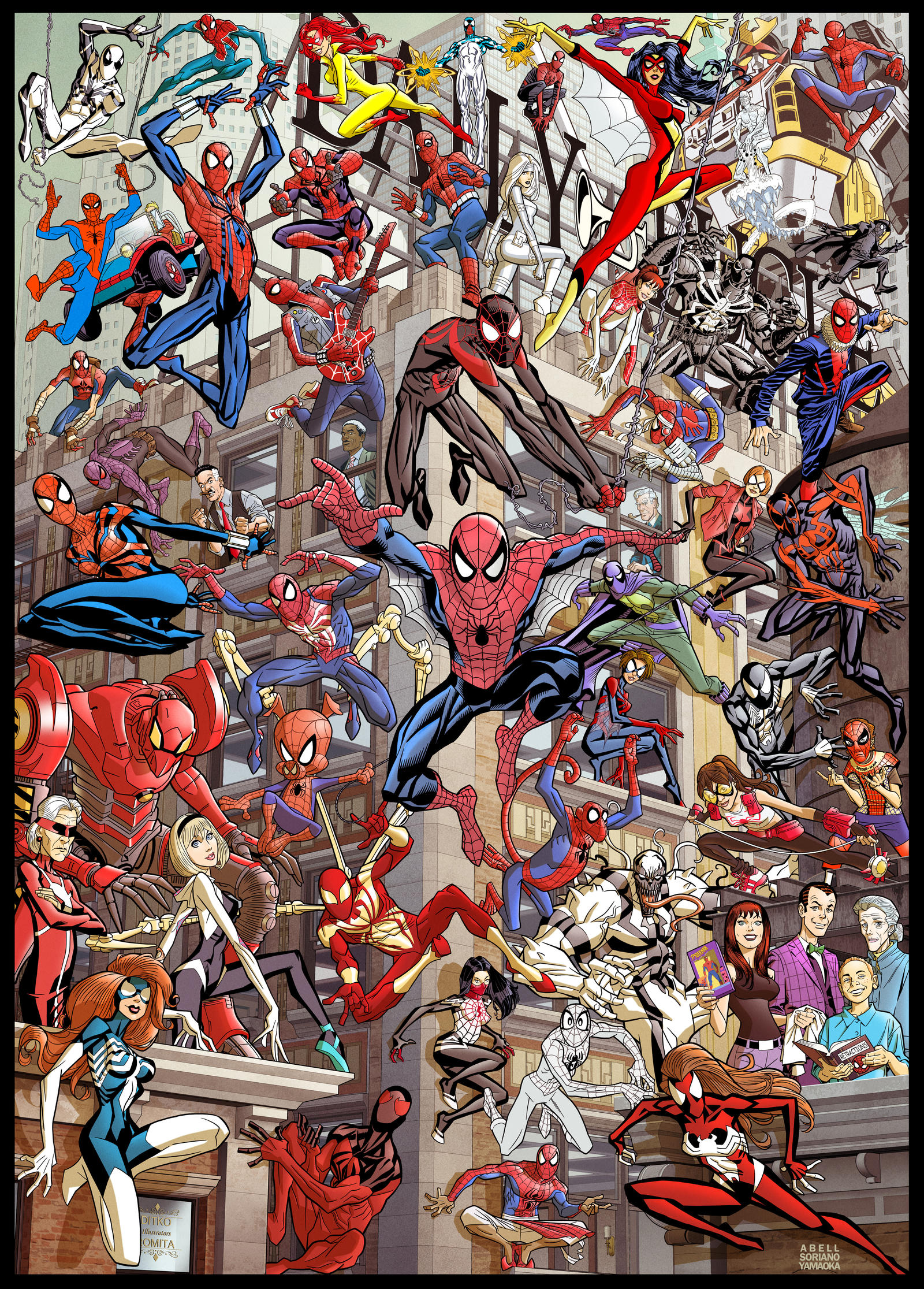 60th Anniversary Spider Man Heroes and Allies