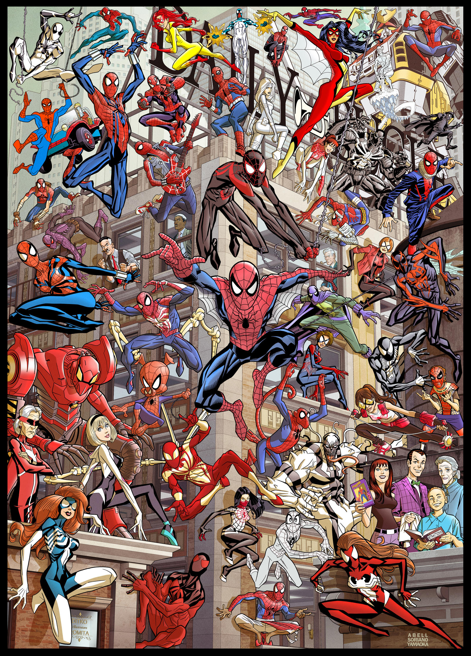 60th Anniversary Spider Man Heroes and Allies by dusty-abell on DeviantArt