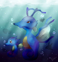 Kindra and Horsea