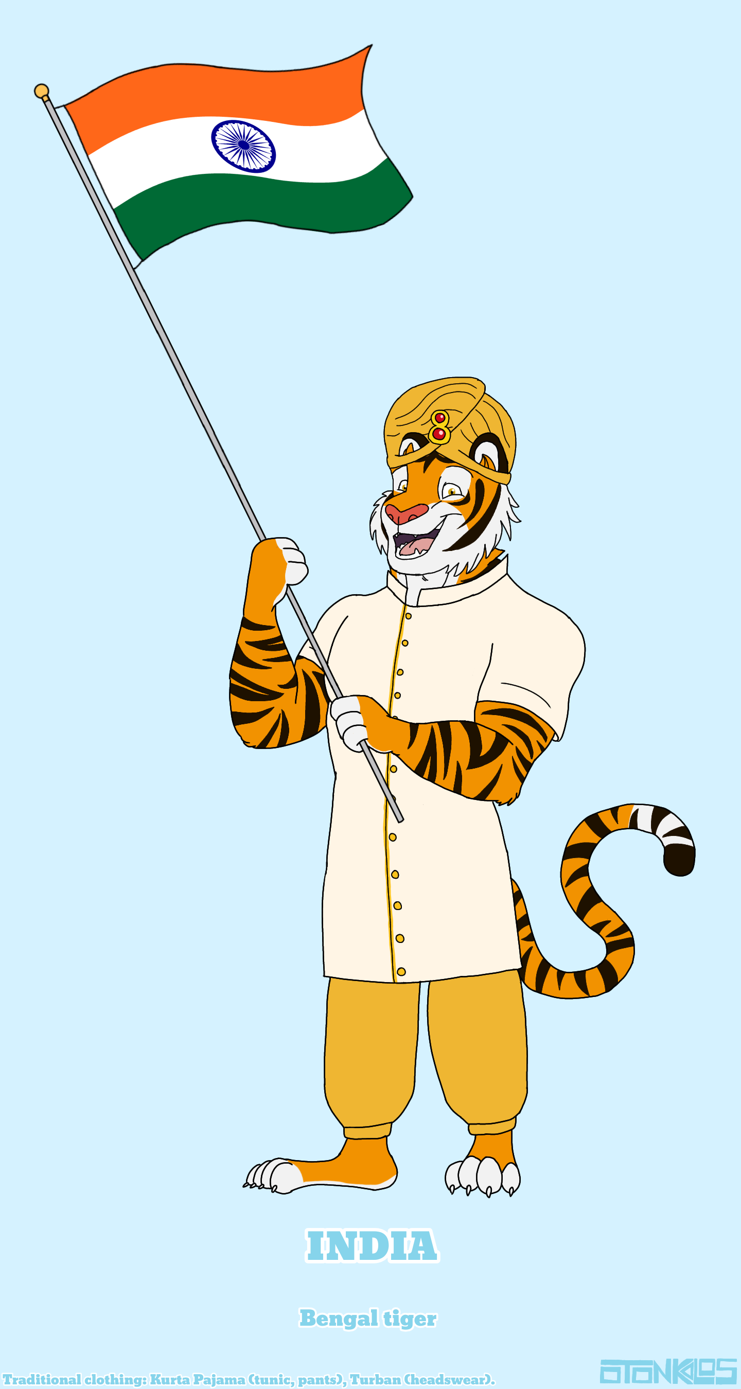 National animal of India by Otonkolos on DeviantArt