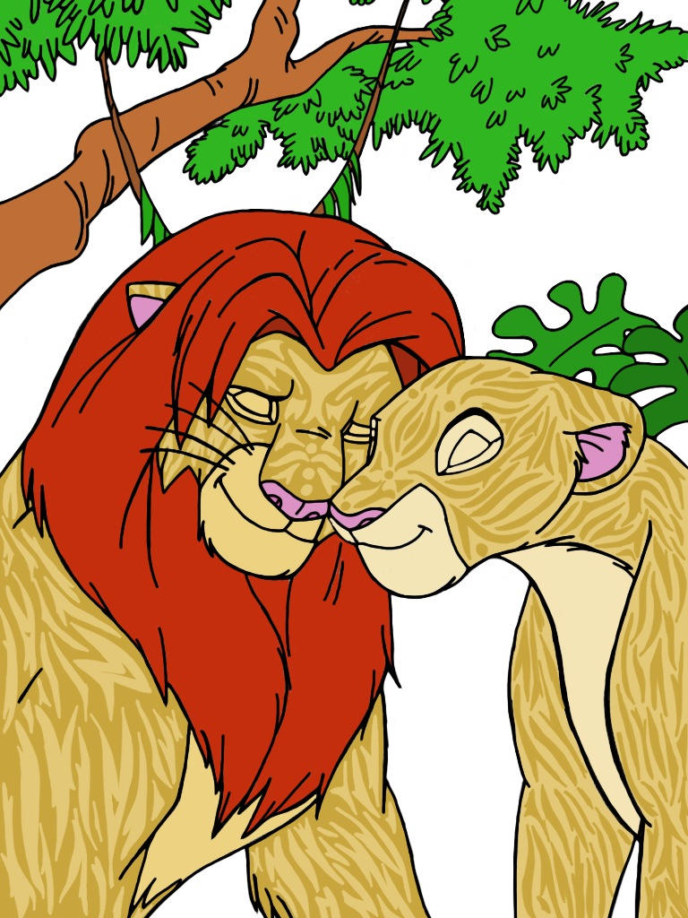 Call Me Simba Simba and Nala by Call-Me-Mosspelt on DeviantArt