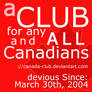 Deviant ID for the Canada Club