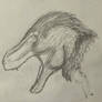 Saurian Rex Head Sketch