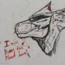 SpaceGodzilla sketch)a bit bloody)Monsterverse